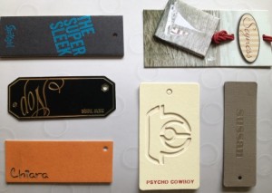 Custom Hand tags and swingers design