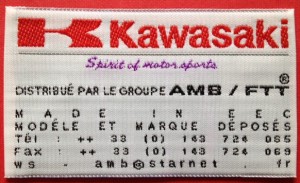 Address woven labels