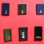 Various size labels