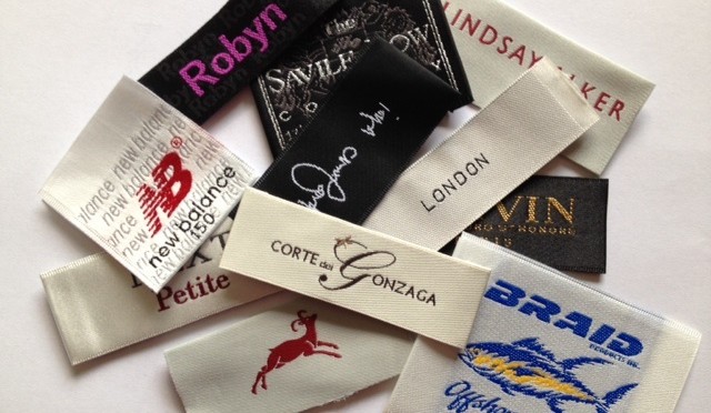 Designer Woven Satin Labels for Clothing