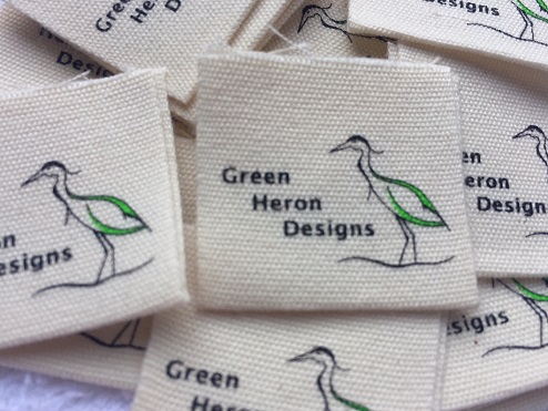 Eco - Friendly Cotton Woven Clothing Labels Tags For Clothes